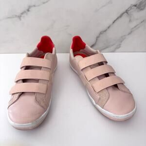 Plae Womens Larkin Sneaker Size 7 Comfort Leather Strappy Cameo Rose